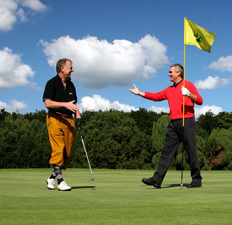 Golf Club St. Dionys. Mit dem Hamburger Fisch-Pabst Rüdiger Kowalke in der Lüneburger Heide