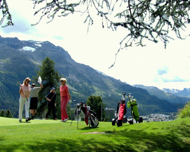Das K U L M Hotel in St. Moritz...